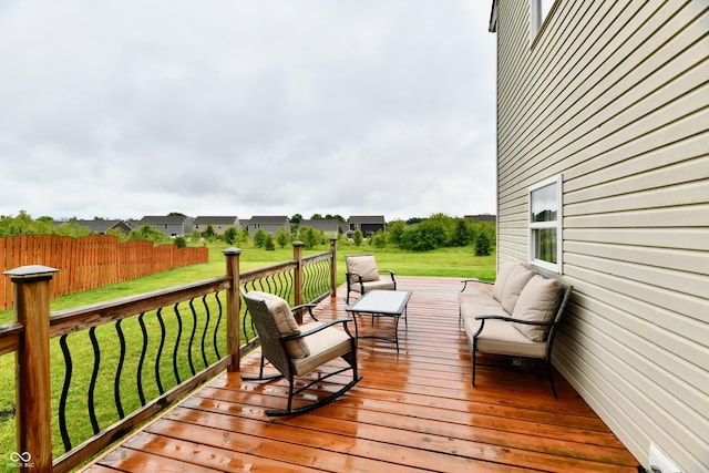 7604 Cloudy Ct, Camby, IN 46113 - deck featuring an outdoor living space