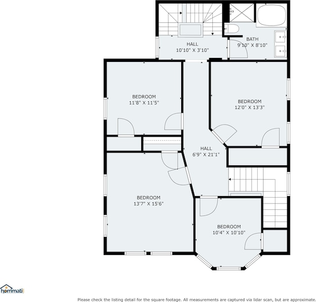 2134 N Alabama St, Indianapolis, IN 46202 - floor plan / room layout