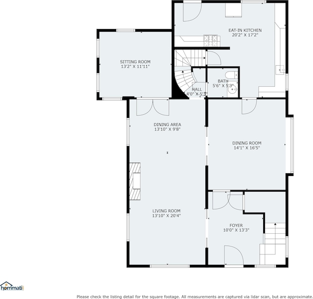 2134 N Alabama St, Indianapolis, IN 46202 - property floor plan