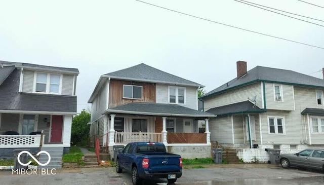 view of front facade with a porch