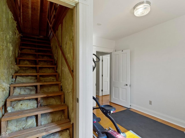 19702 Centennial Rd, Sheridan, IN 46069 - staircase featuring wood finished floors and baseboards