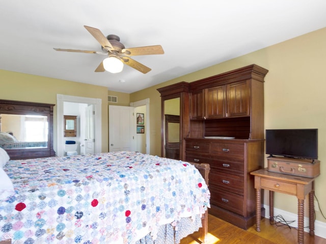 19702 Centennial Rd, Sheridan, IN 46069 - bedroom featuring light wood-style floors and ceiling fan