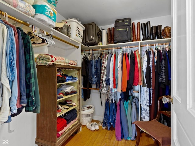 19702 Centennial Rd, Sheridan, IN 46069 - spacious closet featuring wood finished floors