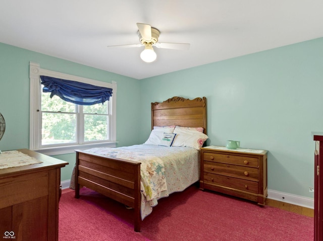 19702 Centennial Rd, Sheridan, IN 46069 - bedroom with baseboards and a ceiling fan