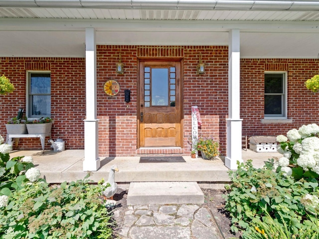 19702 Centennial Rd, Sheridan, IN 46069 - entrance to property with brick siding