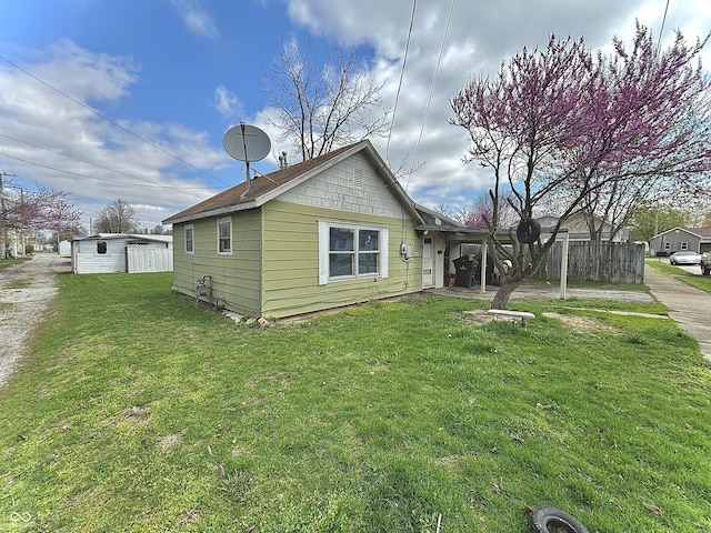 view of side of property