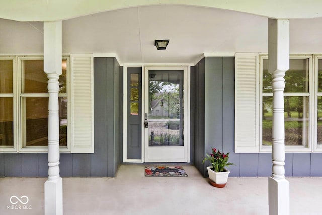 19446 Ethan Allen Ln, Westfield, IN 46074 - doorway to property with covered porch
