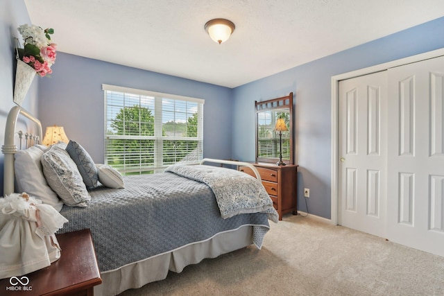 9311 Windrift Way, Zionsville, IN 46077 - bedroom featuring carpet flooring and a closet