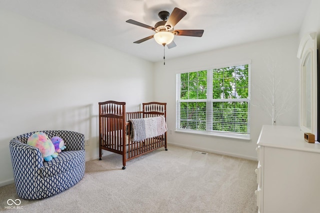 9311 Windrift Way, Zionsville, IN 46077 - bedroom featuring carpet flooring and ceiling fan