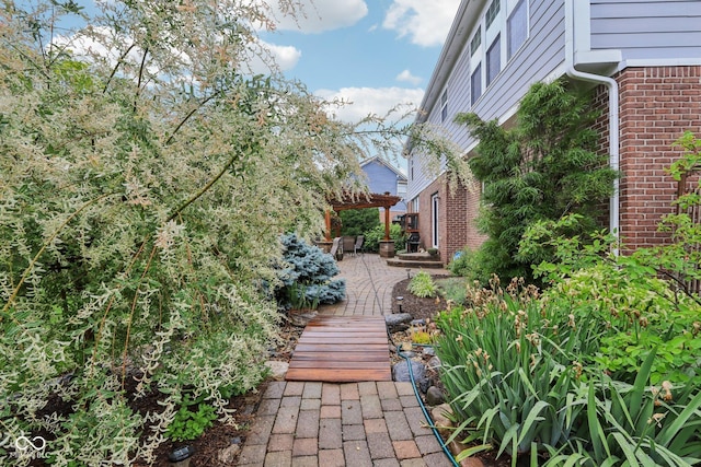9311 Windrift Way, Zionsville, IN 46077 - view of yard featuring a patio area