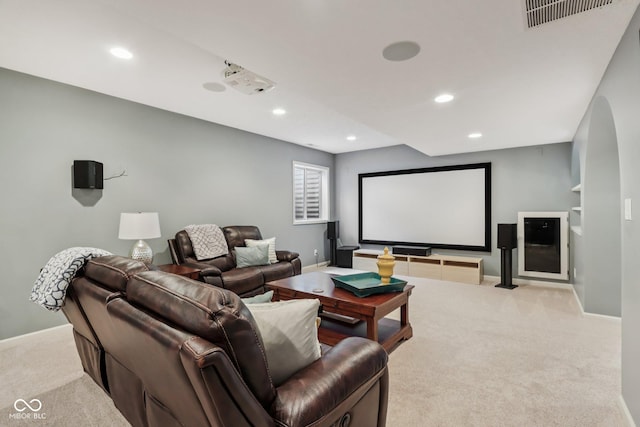 9311 Windrift Way, Zionsville, IN 46077 - carpeted home theater with recessed lighting