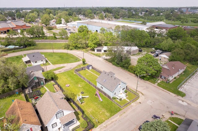 2230 Pleasant St, Indianapolis, IN 46203 - aerial perspective of suburban area