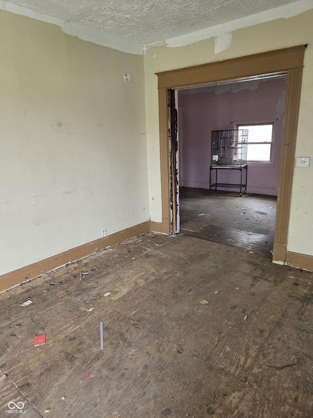 1331 S 14th St, New Castle, IN 47362 - empty room featuring a textured ceiling