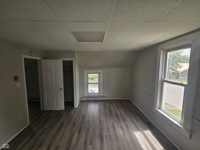 208 S Madison St, Converse, IN 46919 - additional living space featuring wood finished floors, baseboards, and lofted ceiling