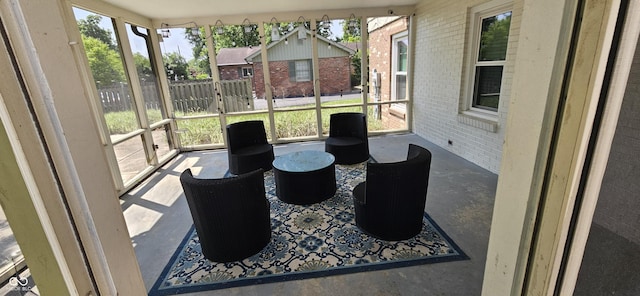 5433 Brendonridge Rd, Indianapolis, IN 46226 - sunroom / solarium with healthy amount of natural light