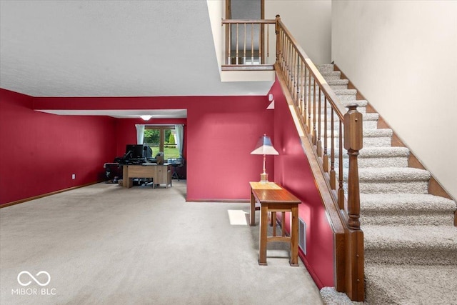 14814 Beacon Blvd, Carmel, IN 46032 - stairway with carpet