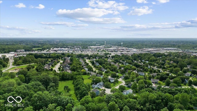 14814 Beacon Blvd, Carmel, IN 46032 - bird's eye view of a heavily wooded area