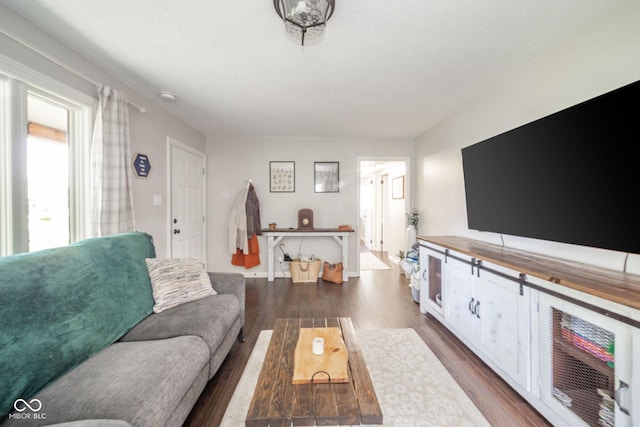 433 N 15th Ave, Beech Grove, IN 46107 - living room with wood finished floors