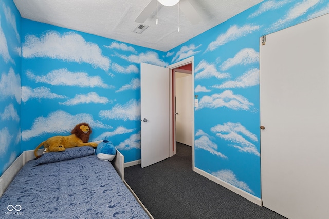 5115 Bertha St, Indianapolis, IN 46241 - carpeted bedroom featuring a ceiling fan and baseboards