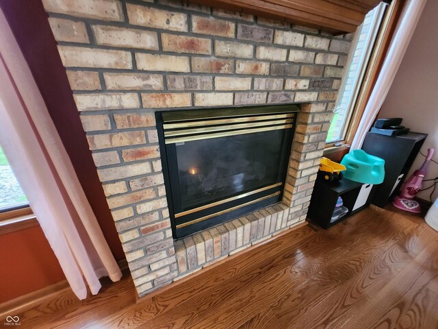 1026 Summer Way Dr, Shelbyville, IN 46176 - detailed view of a fireplace