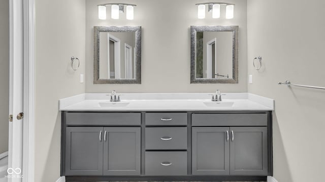 3583 Collier Dr, Lafayette, IN 47905 - bathroom with double vanity