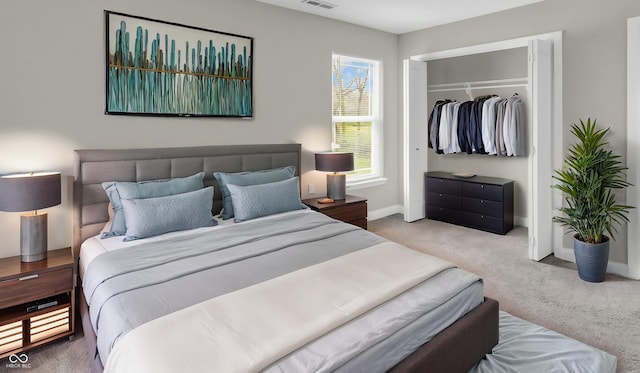 3583 Collier Dr, Lafayette, IN 47905 - bedroom with carpet floors, a closet, and baseboards
