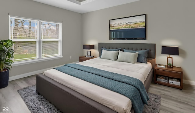 3583 Collier Dr, Lafayette, IN 47905 - bedroom with baseboards and light wood-type flooring