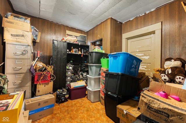 view of storage room