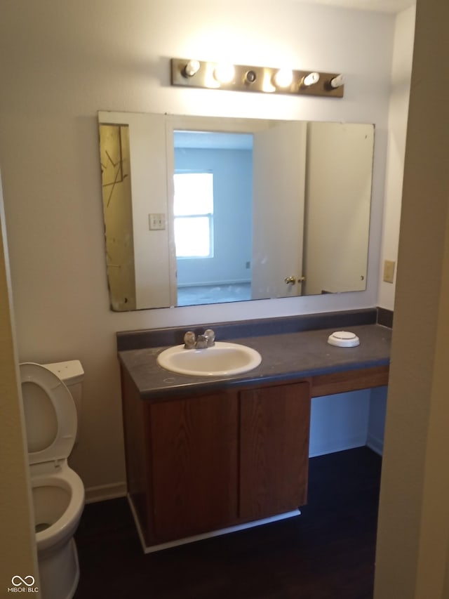 10795 Albertson Dr, Indianapolis, IN 46231 - bathroom with vanity and toilet