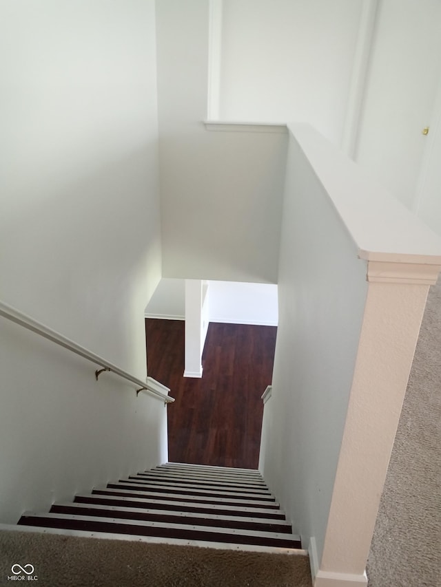 10795 Albertson Dr, Indianapolis, IN 46231 - stairway with carpet