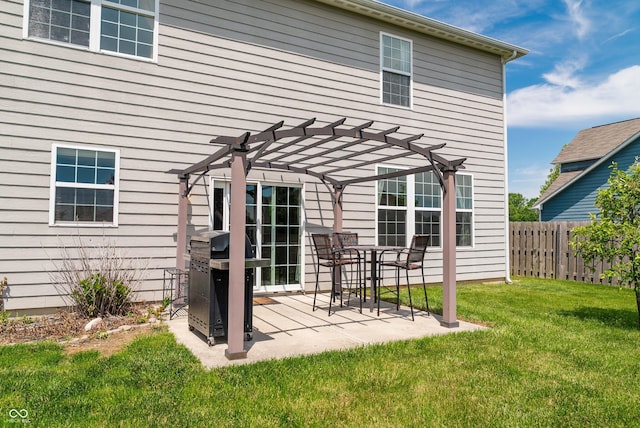 4863 Sherlock Dr, Westfield, IN 46062 - rear view of house with a pergola and a patio
