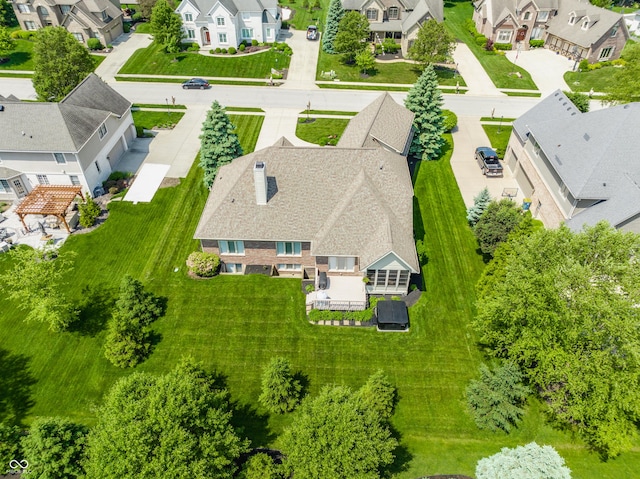 10784 Giselle Way, Fishers, IN 46040 - aerial perspective of suburban area