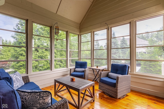 10784 Giselle Way, Fishers, IN 46040 - sunroom featuring vaulted ceiling