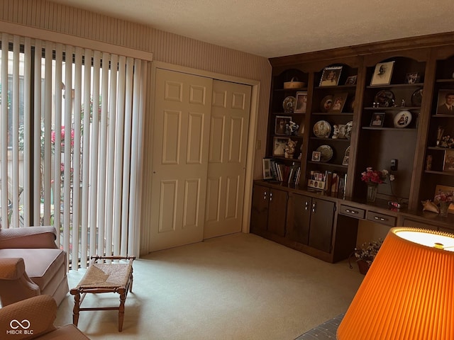 7440 Sylvan Ridge Rd, Indianapolis, IN 46240 - living area featuring healthy amount of natural light and carpet