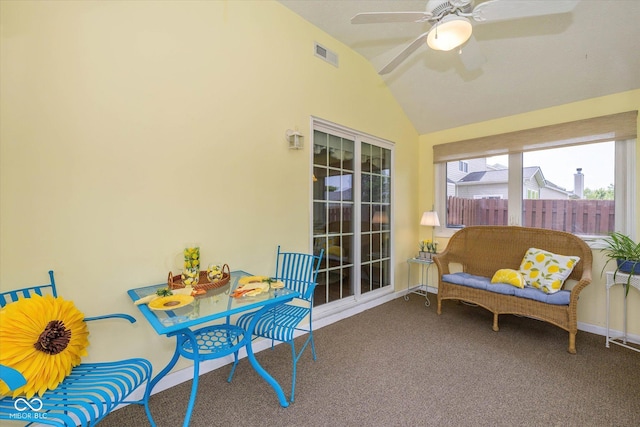 4256 Zachary Ln, Westfield, IN 46062 - sunroom / solarium with lofted ceiling and carpet flooring