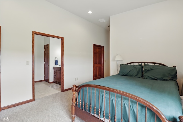 1478 W 500 S, Peru, IN 46970 - carpeted bedroom featuring recessed lighting, baseboards, and ensuite bathroom