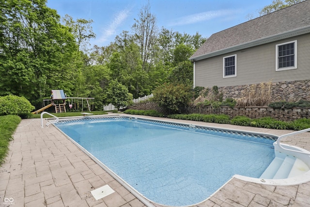 1478 W 500 S, Peru, IN 46970 - swimming pool with a playground and a patio