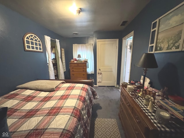 1123 S County Road 855 W, Greensburg, IN 47240 - bedroom with dark colored carpet