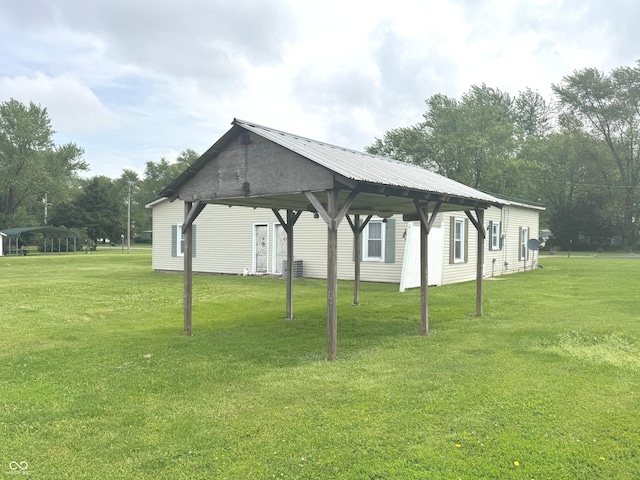 1123 S County Road 855 W, Greensburg, IN 47240 - view of community featuring a yard and a carport