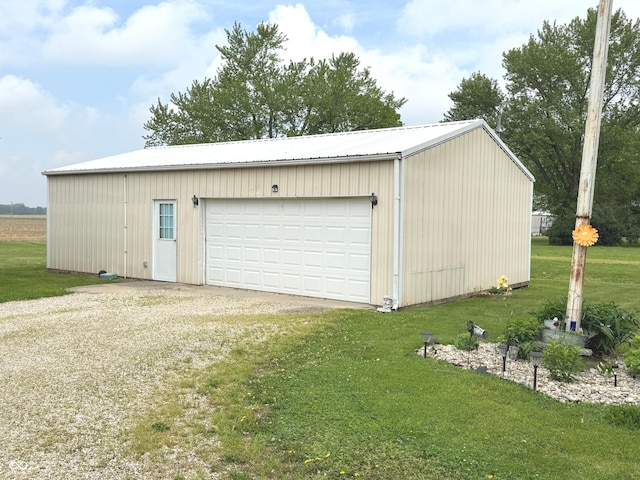 1123 S County Road 855 W, Greensburg, IN 47240 - detached garage with gravel driveway