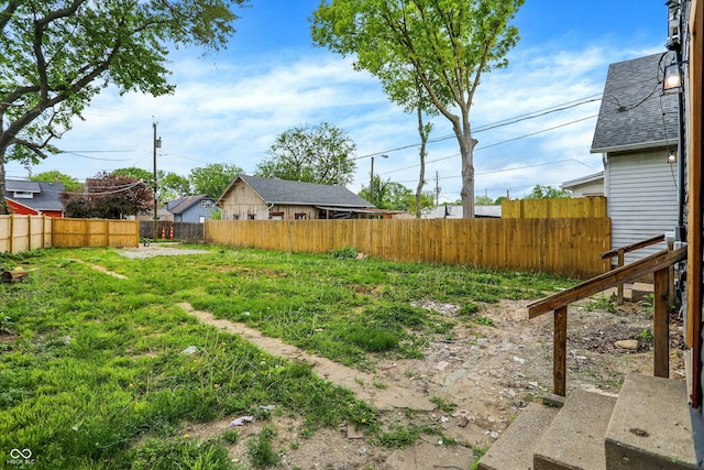 1033 N Dearborn St, Indianapolis, IN 46201 - view of yard with fence