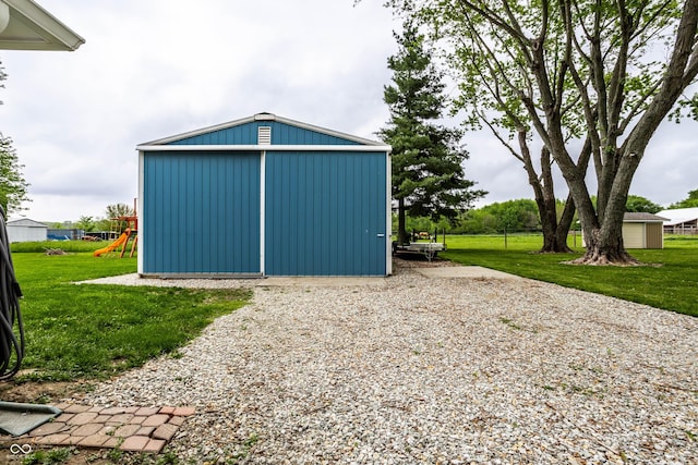 2965 E 1100 N, Pendleton, IN 46064 - view of outdoor structure featuring an outbuilding and a playground