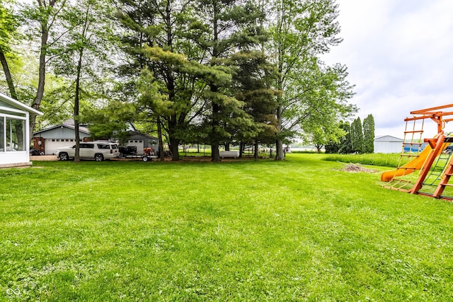2965 E 1100 N, Pendleton, IN 46064 - view of grassy yard featuring a playground