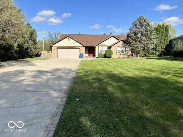 6143 Roberts Pl, Indianapolis, IN 46220 - single story home with driveway and a garage