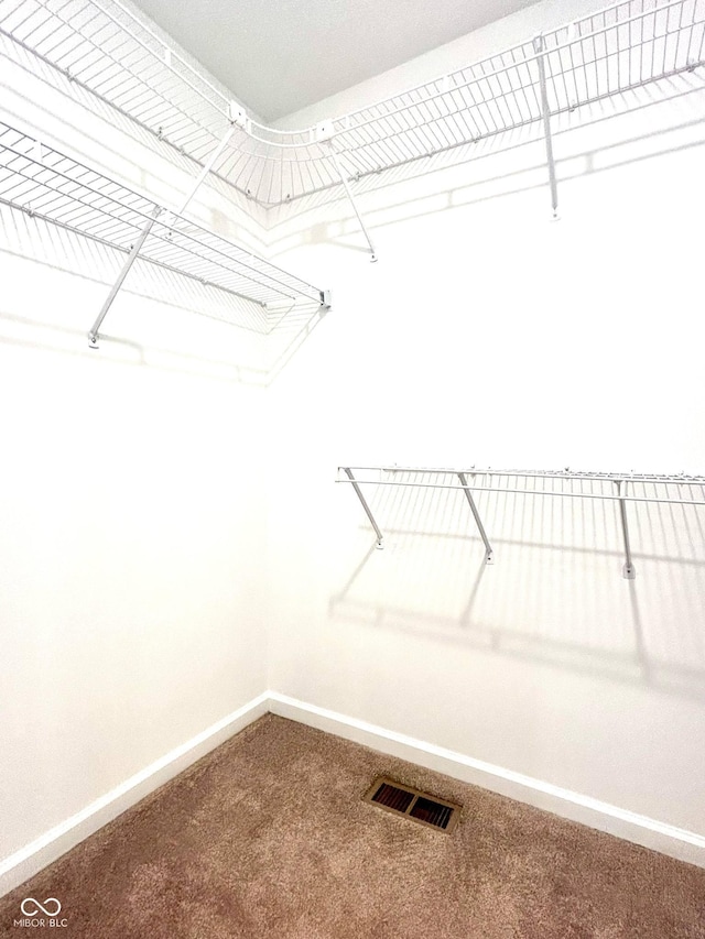 6143 Roberts Pl, Indianapolis, IN 46220 - walk in closet featuring carpet