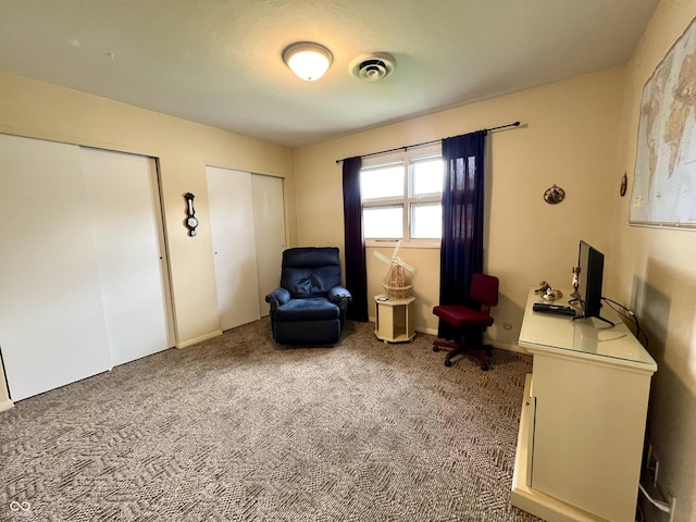 2508 Pamela Ct, Anderson, IN 46012 - living area with carpet flooring