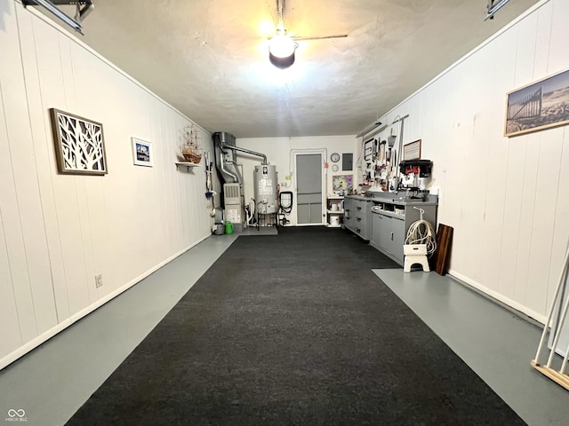 2508 Pamela Ct, Anderson, IN 46012 - exercise room featuring water heater