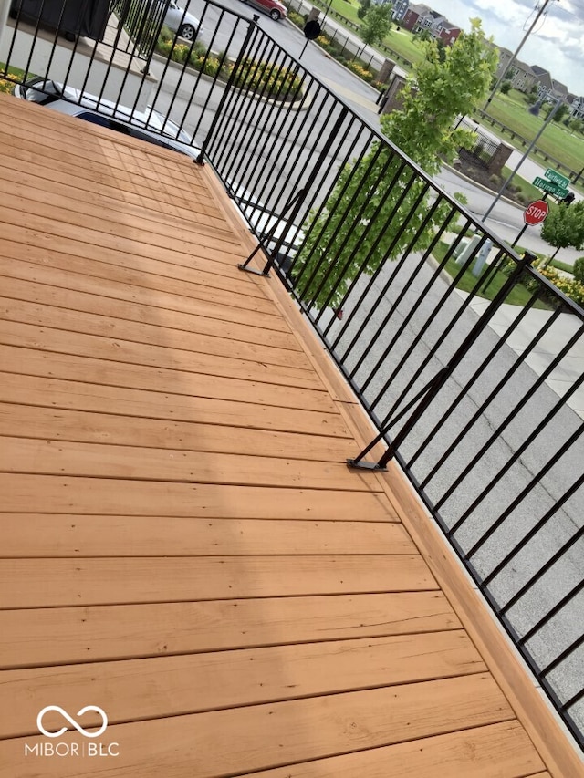 6304 El Paso St, Whitestown, IN 46075 - view of wooden terrace