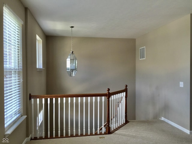 6304 El Paso St, Whitestown, IN 46075 - staircase with carpet and baseboards