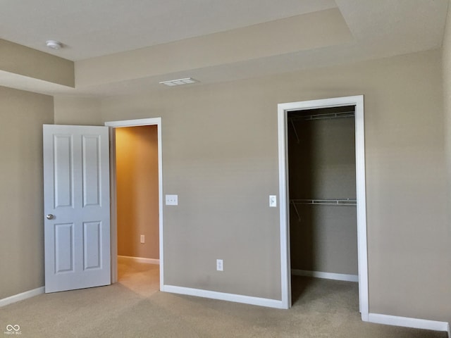 6304 El Paso St, Whitestown, IN 46075 - unfurnished bedroom featuring carpet, a closet, baseboards, and a spacious closet